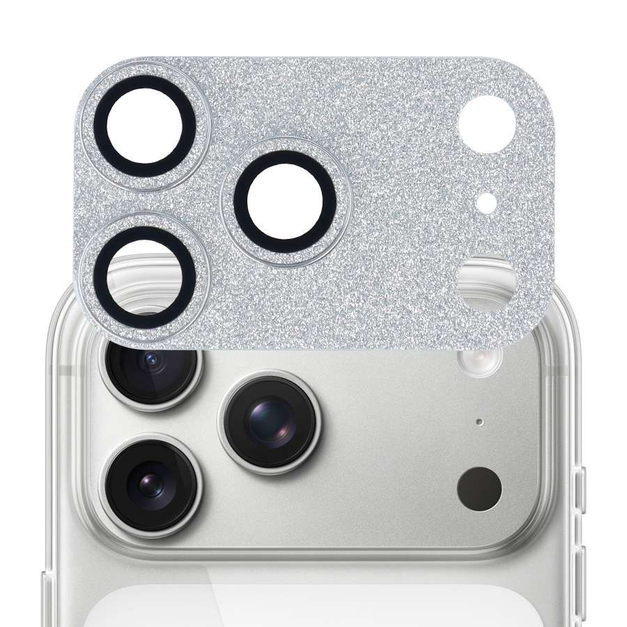Protector de Cámara Glitter para iPhone 17 Pro Max