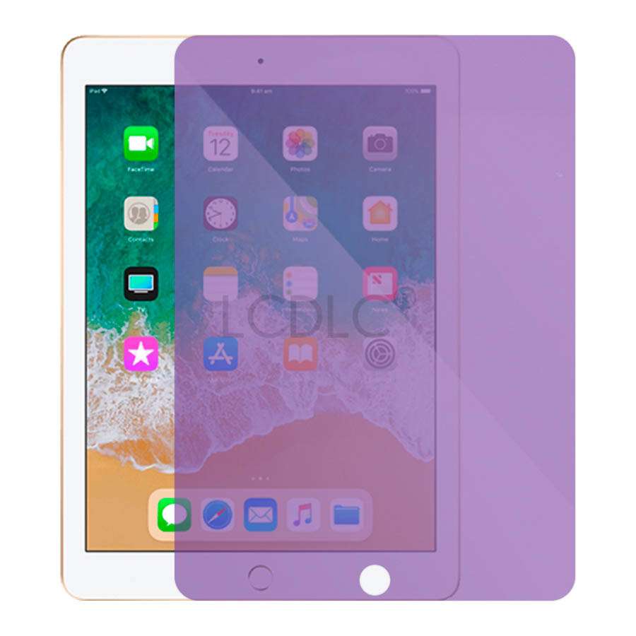 Cristal Templado Completo Anti Blue-Ray para iPad 5 New
