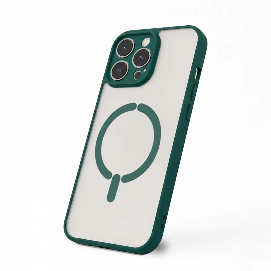 Funda Bumper Compatible con Magsafe con Cubre cámara para iPhone 14 Pro Max