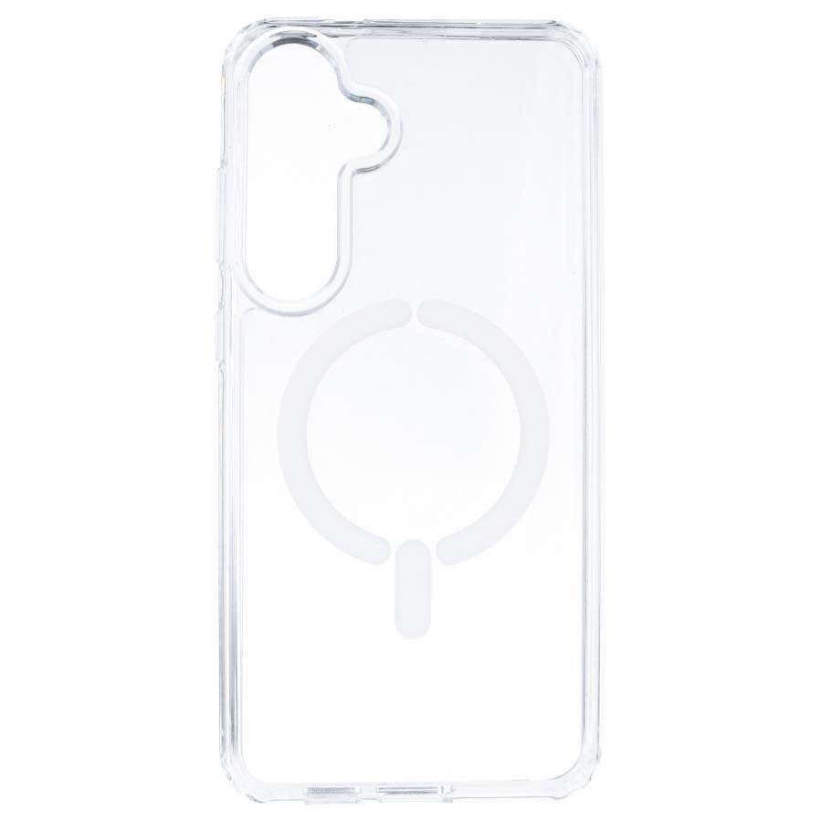 Funda Transparente Logo Compatible con Magsafe para Samsung Galaxy S24 Plus
