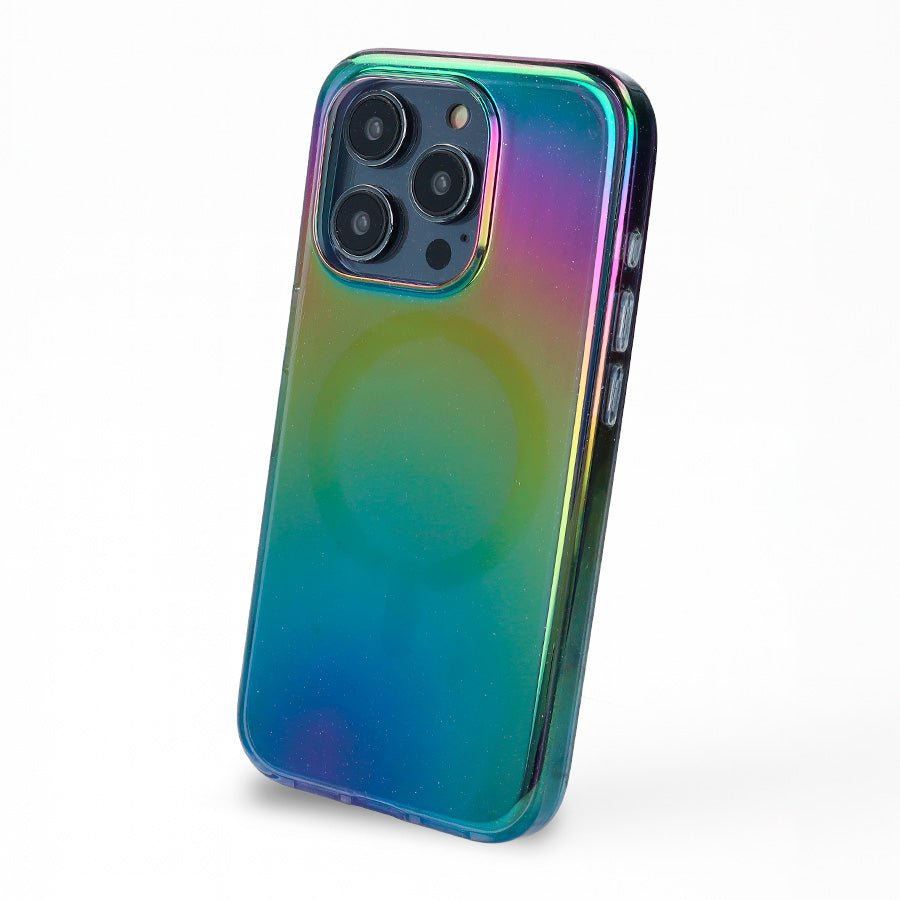 Funda Purpurina Compatible con MagSafe para iPhone 14 Pro