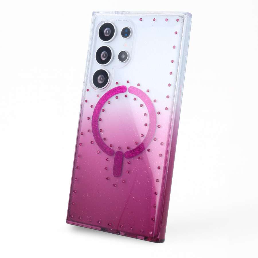 Funda Brillantes Glitter Compatible con MagSafe para Samsung Galaxy S24 Ultra