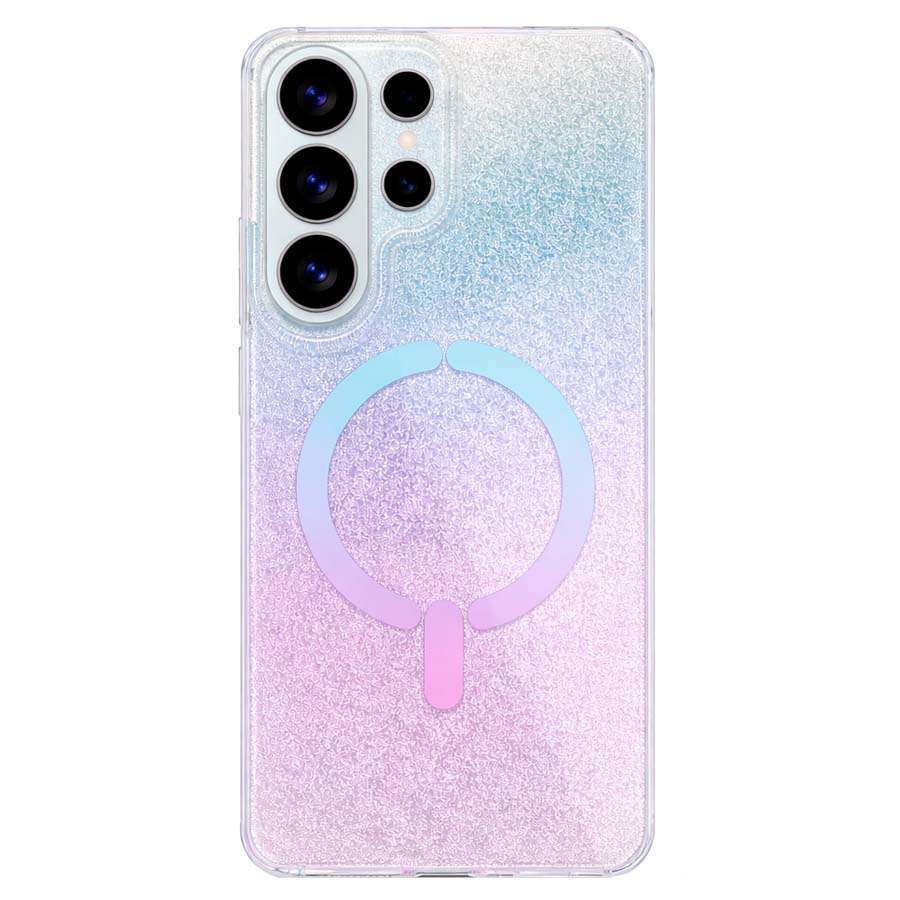 Funda Ring Glitter Compatible con Magsafe para Samsung Galaxy S26 Ultra