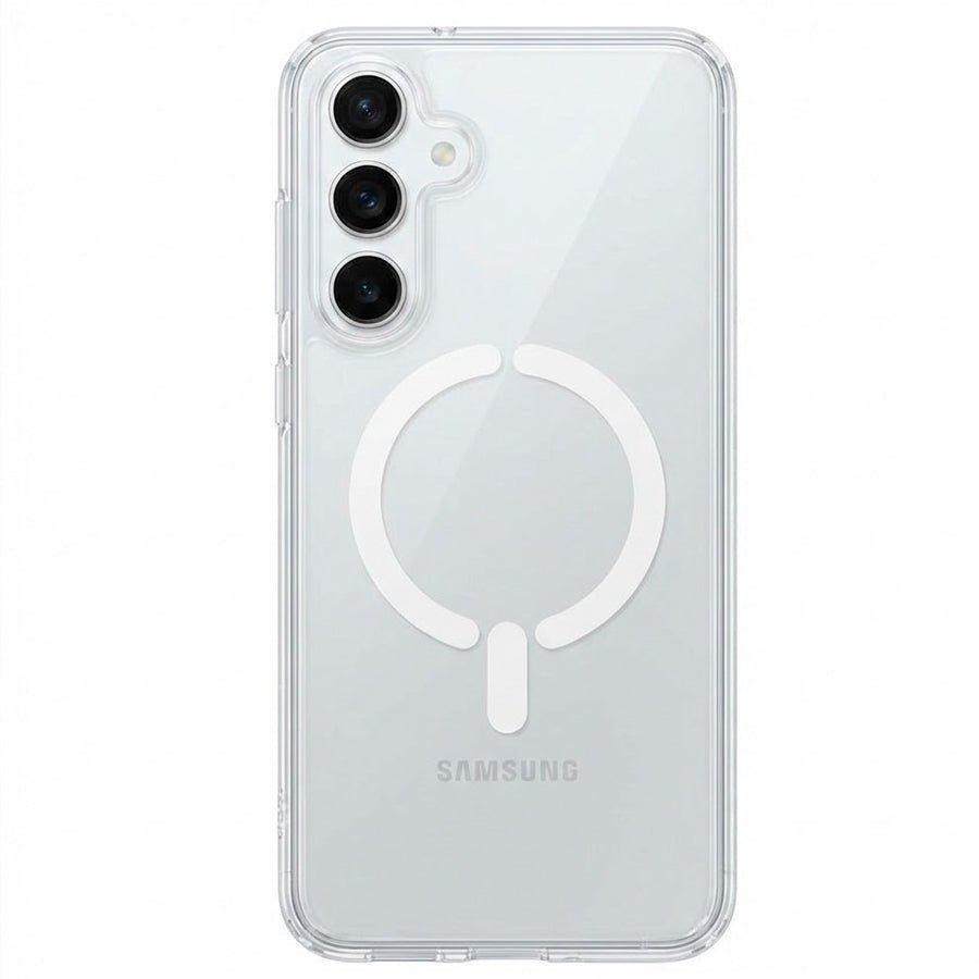 Funda Transparente Logo Compatible con Magsafe para Samsung Galaxy A37