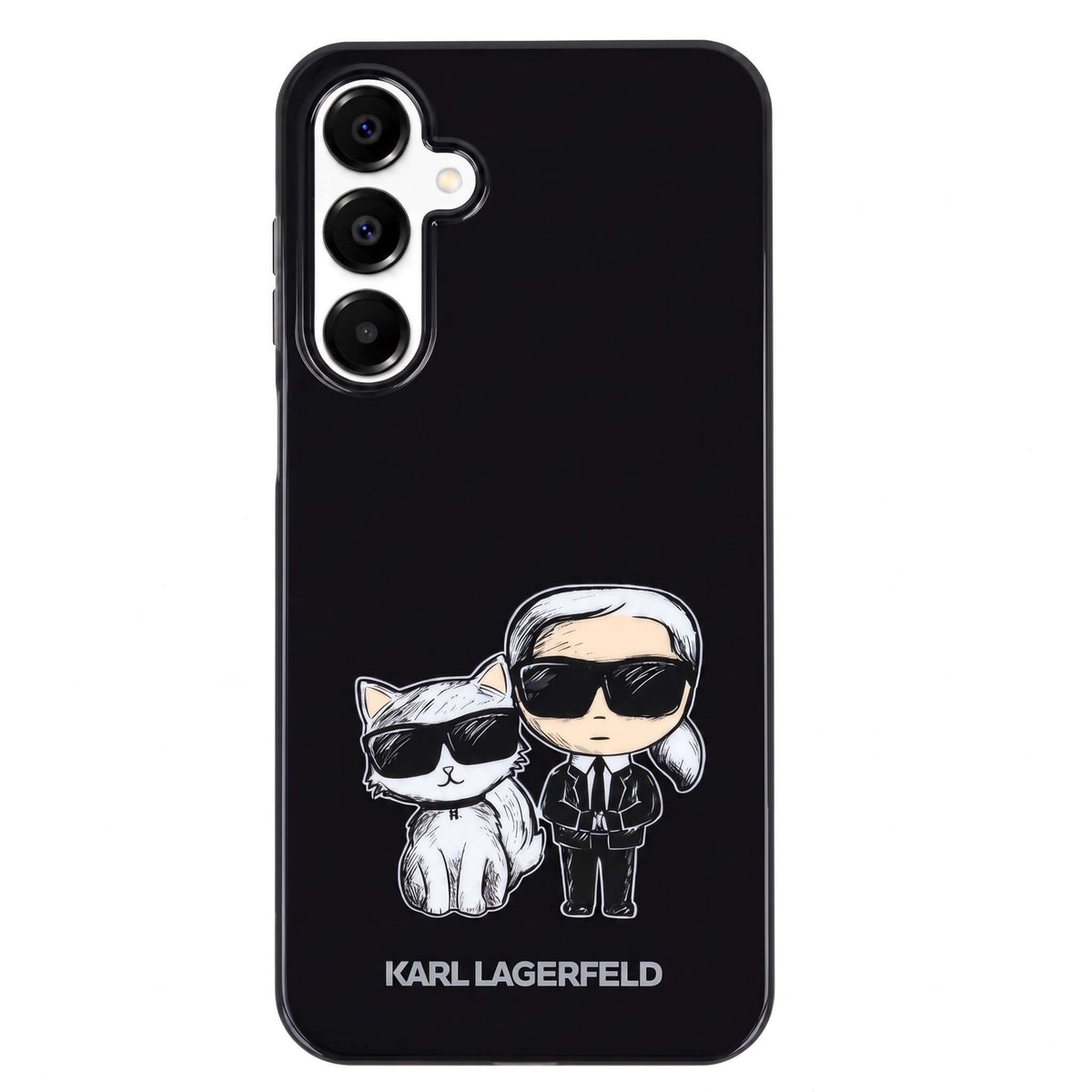 Funda Karl Lagerfeld negra para Samsung Galaxy S26, colaboración La Casa de las Carcasas x Karl Lagerfeld