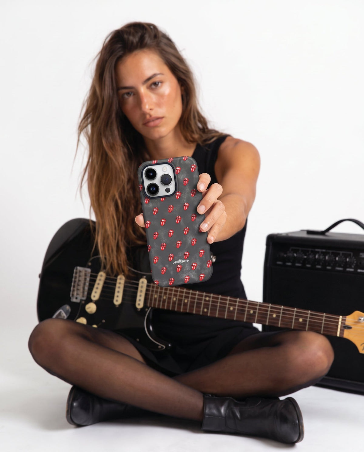 Funda Tough Oficial Rolling Stones - Blur grey