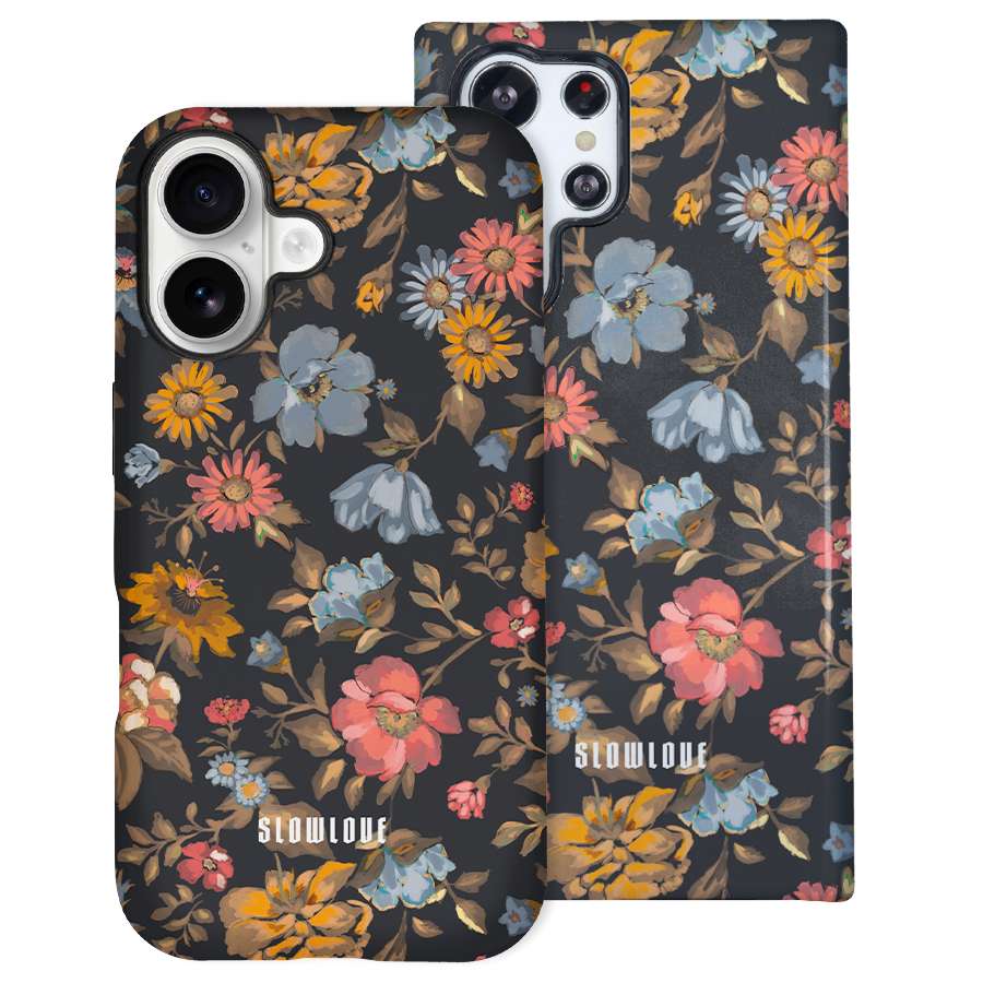 Funda Tough Slowlove - Floral Dark