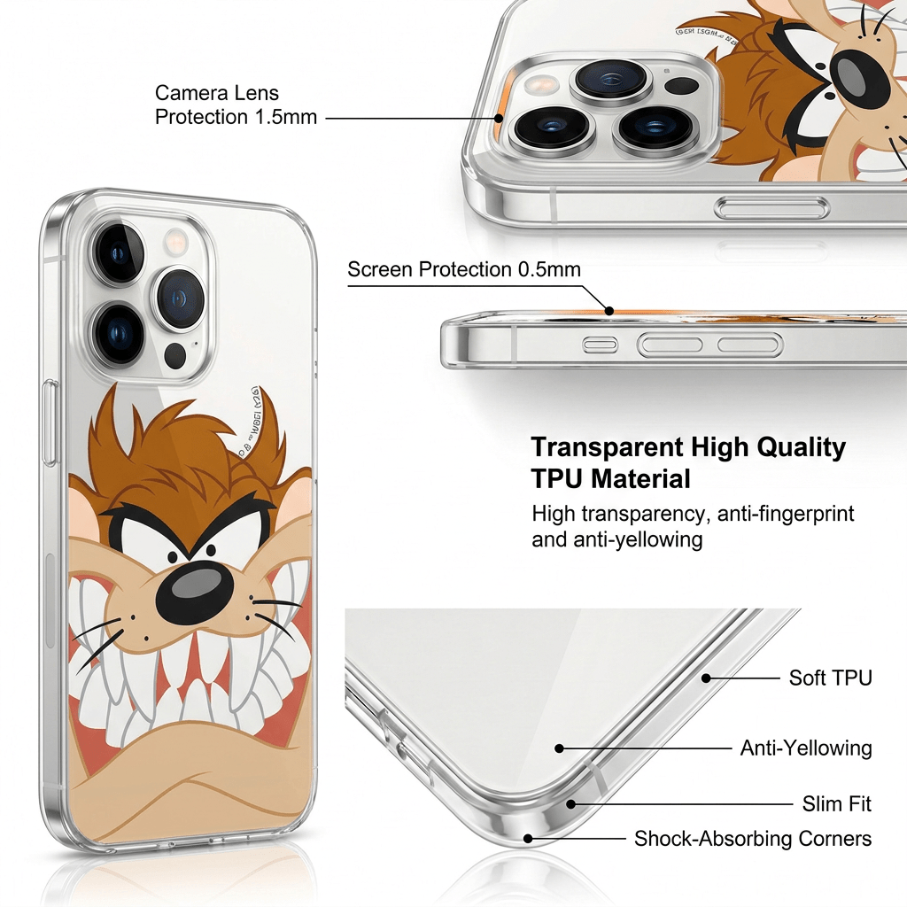 Funda Oficial Looney Tunes - Taz